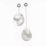 Marine | Zlatne kapkovite naušnice s kristalima